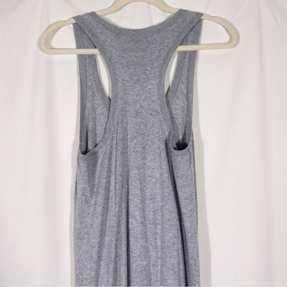 Vince Gray Cotton Sleeveless Maxi Dress - Picture 4 of 5